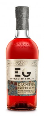 Licor de ginebra con frambuesa